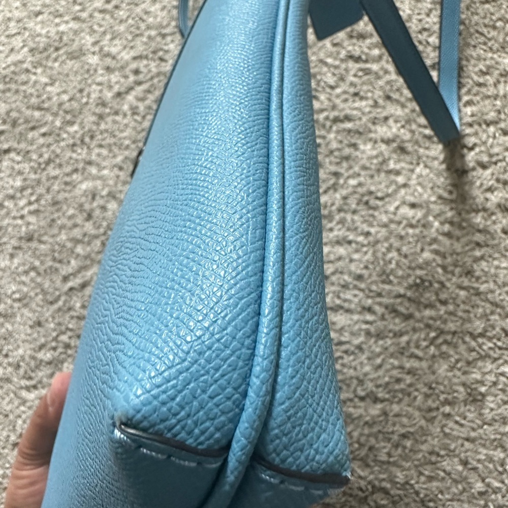 Coach Sky Blue Leather Crossbody Bag - Picture 15 of 15